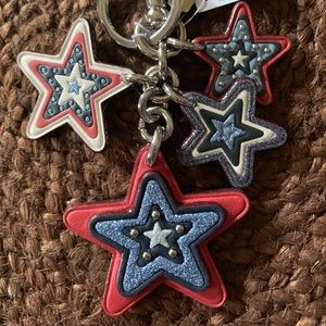 NWT Coach Stars Purse Charm